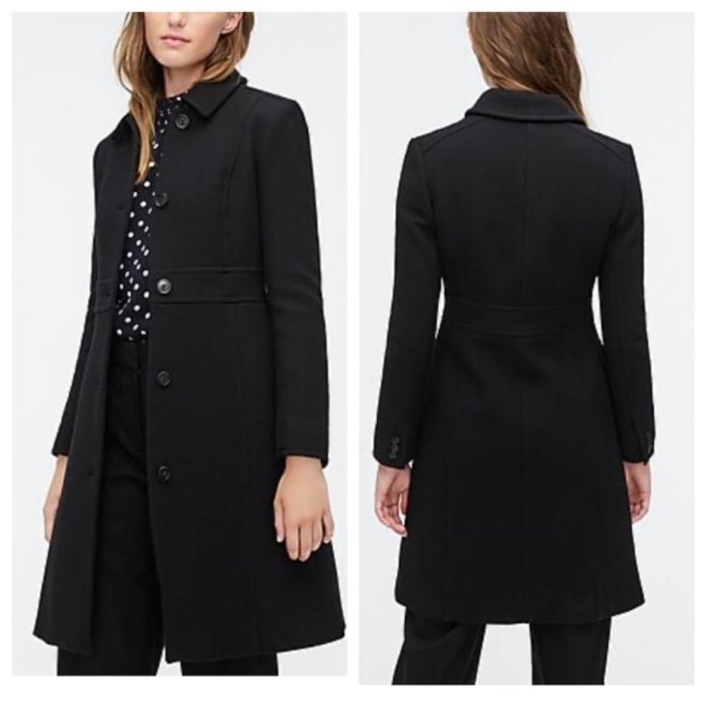 J Crew Lady Day Coat - Italian Wool & Thinsulate®